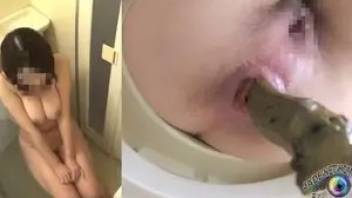 Hidden camera pooping asian girls